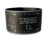 Pipe Measuring Tool,Direct Read PVC Tape,For 1-6 Inch Pipe Fitting(Black 2M)