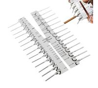 Pipe Measuring Tool - Imperial Stainless Steel Fittings,Copper Tube OD ID Measurement Ruler | for Hydraulic Pneumatic Industrial Machinery Refrigeration Unit HVAC Technician Engineer Mechanic