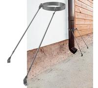 Pipe Mounting Bracket for Chimney Pipe / Stove Pipe / Drainage Tube, Stainless Steel Wall / Roof / Floor Brace with Screws, Tubes Fixing Support Kit(Hoop Dia-125mm(12.5cm))