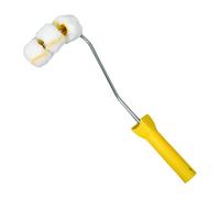 Pipe Paint Roller Curved Tube Roller Brush for Gas Pipe Railings Elbow Triple Sided Design 4.33x1.77x14.17inch