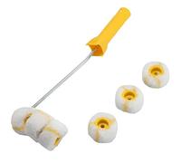 Pipe Paint Roller with Frame, Pipe Painter Refill, Smart Roller Kit for Painting Pipes, Tubepoles, Steel bar, and Curved Surfaces