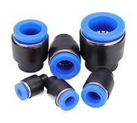 Pipe Plug PP-4 6 8 Pneumatic Quick Plug Connector Blue Black and White Pipe Cap PPF-10 12 16mm Pipe Plug(Pipeplug:PP-10(Black))