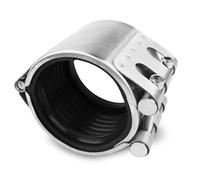 Pipe Repair Clamp Kit -3 Inch 74mm-79mm High Pressure Resistant Pipe Coupling Clamp for Plastic&Metal Pipes, Emergency Duty Leak Sealer with Stainless Steel, Quick Fix for Water/Gas/Oil Lines