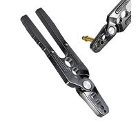 Pipe Rounding Tool- Copper Tube Straightening Tool, 6 Size Holes | Heavy Duty Aluminium Hand Tools, Manual Pipe Repair Clamp, Tube Restorer Device for HVAC Systems Refrigerant Line Maintenance Work