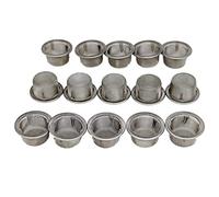 Pipe Screens 15pcs 0.5" Premium Diameter Stainless Steel 1/2 Inch Screen Mesh Filter Bowl with Metal Box