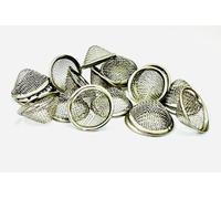 Pipe Screens Gauze Conical Steel Brass Filter Screen Bowl Mesh Metal Silver, Metal Gauze mesh for Pipe - Silver 20 (15mm)