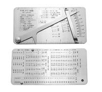 Pipe Size Measuring Tool Pipeline Concave Inspection Gauge Ruler