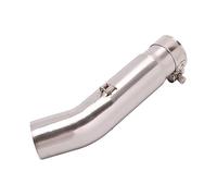 Pipe Slip On Motorcycle Exhaust Escape Modified Connection Middle Link Pipe Compatible with Suzuki GSX-S 750 BK750 GSR750 For GSX S750 2018 2019 2020(B)