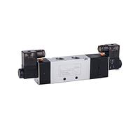 Pipe Solenoid Valve Three-Position Five-Way Solenoid Valve Double-Head Three-Position