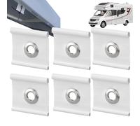 Pipe Strip Hook, Awning Rail Pipe Loops,Pipe Openings - Rail Loop, Grommet Loops for Awning Pipe Ties, Camping Tents, Garden Parties, 5-6mm/7-8mm Pipe Rails
