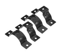 Pipe Support Clamp Downspout Wall Mount Clip for 3 Inch Round Gutter | Corrosion-resistant Metal Bracket, Wind-resistant Hold, Fits Metal Drain Pipes, for Outdoor Rainwater Systems