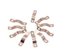 Pipe Supports, Support Ring Hanger,10 PCS Fit 15 22 28mm OD Tube Copper Clamp Bracket Fixed Plumbing Water(Fit mm OD)(Fit 15 mm Pipe OD)