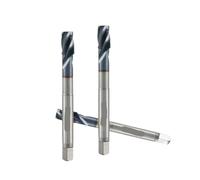 Pipe Taps TICN Coating Pipe Thread Spiral Fluted Tap PS RP PF G PT RC NPS NPT 1/16 1/8 1/4 3/8 1/2 3/4 Machine Taps(PS1I2-14)