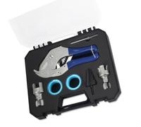 Pipe Thread Cutting Tool, Tube Threading Tool for Internal & External PVC Pipes 1 / 2inch 3/4" Threader Integrated Internal & External Pipe Threading