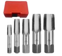 Pipe Thread Kit - NPT Thread Tap Set for Robust Pipes with Cutting - Mechanical Cutting Tools for Construction and Home Workshop