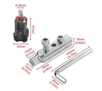 Pipe Threader & Broken Wire Extractor Set for 1/2-inch and 3/4-inch Pipes - Dual-Headed, Drill-Compatible, for Precision-Machined Threads for Leak-Free Plumbing Connections (1)