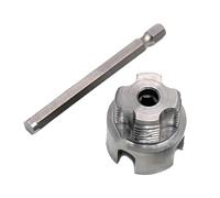 Pipe Threader - Manual Threading Tool, Nipple Extractor Tap & Die Integrated Internal & External Pie Threding Tool, Electric Drill Compatible Dual-Function PPE for Machine Hole Wire Cable Hose Patio