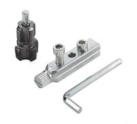 Pipe Threader with Dual Heads and Broken Wire Extractor for 12inch and 34inch Pipes Designed to Work with Power Tools and Reliable Threads (2)