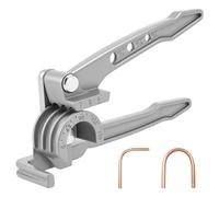 Pipe Tube Bender 3 Size 1/4" 5/16" 3/8" 180 Degree Lever Type Heavy Duty Brake Line Bending Tool for Copper Brass and Aluminum Pipes