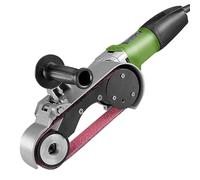 Pipe Tube Polisher Sander, 6-Speed Adjustable, 700-3000 R/min No-Load Speed, Includes 50 Sanding Belts for Finishing, Rust Removal, and Polishing