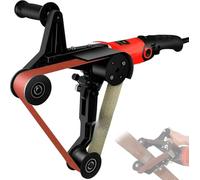 Pipe Tube Polisher Sander, 800W Electric Belt Sander with 6 Adjustable Speeds, Grinding Machine for Rust Removal and Wood Metal Working