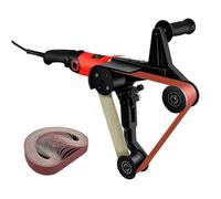 Pipe Tube Polisher Sander with Adjustable Speeds and 50 Belts for Efficient Polishing of Plastic, Aluminium, Steel, and Metal