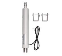 Pipe Type Micro Linear Actuator, Miniature Electric Actuator with 50mm Stroke, Aluminum Alloy Body, IP65 Quiet Operation for RV Roof, Escape Room Flap Doors (24V)