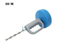 Pipe Unblocker Spiral Drain Cleaner for Manual Hand Drill Use - 3m/4m/5m/7m/10m/13m Carbon Steel Wire, Rust-Resistant, for Sinks, Showers, Bathtubs & Toilets(E)
