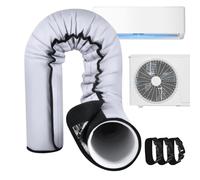 Pipe Wrap Insulation - Air Conditioner Tube Heat Sleeve,Thermal Pipe Insulation Wrap for Furnace Garden Fireplace HVAC Stove Plumbing
