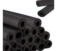 Pipe Wrap Insulation Foam Tube, Flexible Insulation Frost Heat Preservation Covers, Waterproof Pipe Lagging Foam with Flame Retardant for AC Pipes, Fitness Equipment(20mmx15mmx2.0m)