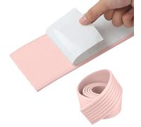 Pipe Wrap Tape 2M, Soft Insulation Covers Concealer Tube Hider for Bathroom Extractor Venting Pipes Tumble Dryer Kitchen Cooker Hood Tubes, Self Adhesive Pipe Post Pad Wrap Around(Pink,2pcs)