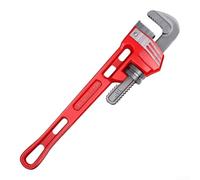 Pipe Wrench Engineered for Plumbing and Maintenance Tasks Using Forged High Carbon Steel and Large Jaw Capacity (A)