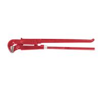 Grupa Topex Swedish Type Pipe Wrench 90° Robust Forged Steel Structure. Polished Finish in Contact Areas.