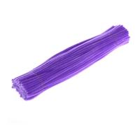Pipecleaners For Craft 100pcs of Kid Creative Chenille Sticks Chenille Stem Pipe Cleaner Hand Craft Educational Toy DIY handmade arts accessory(Purple)