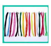 Pipecleaners For Craft 100pcs of Kid Creative Chenille Sticks Chenille Stem Pipe Cleaner Hand Craft Educational Toy DIY handmade arts accessory(Random Colors)
