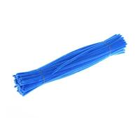 Pipecleaners For Craft 100pcs of Kid Creative Chenille Sticks Chenille Stem Pipe Cleaner Hand Craft Educational Toy DIY handmade arts accessory(Lake Blue)