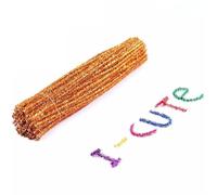 Pipecleaners For Craft 50/100Pcs 30cm Chenille Stems Pipe Cleaners Kids Educational Toys Colorful Pipe Cleaner Toys Handmade DIY Craft Supplies(Orange,100 Pcs)