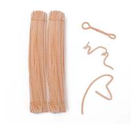 Pipecleaners For Craft Chenille Stems Stick Cleaners Macaron Color Kindergarten Kids DIY Handmade Materials Festival Decoration Accessory 50/100pcs(Champagne,100)