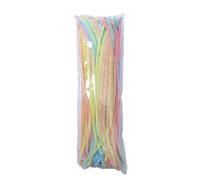 Pipecleaners For Craft Chenille Stems Stick Cleaners Macaron Color Kindergarten Kids DIY Handmade Materials Festival Decoration Accessory 50/100pcs(Macaron Mix,50)