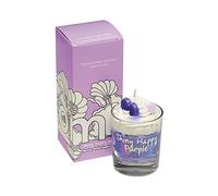 Piped Candle by Bomb Cosmetics Shiny Happy Purple