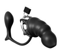 Pipedream Anal Fantasy Elite - anal plug and penis cage (black)