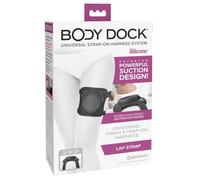 Pipedream Body Dock Body Dock Lap Strap Black 14.2x17x4.3 cm