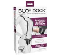 Pipedream Body Dock Body Dock Strap-On Suspenders Black 14 cm