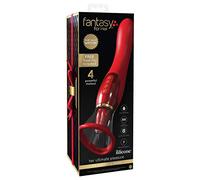 Fantasy For Her Her Ultimate Pleasure 24k Gold Luxury Edition Multifunction Vibrator Red