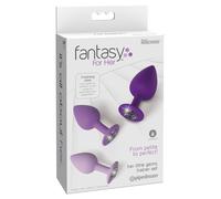 Pipedream Fantasy For Her Little Gems Anal Trainer Set Purple