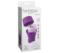 Pipedream Fantasy for Her Lush Kiss Plush Clitoral-Stimulator, Purple, 13.6 cm