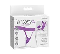 Pipedream Fantasy For Her Ultimate Butterfly Strap-On Sex Toy Purple