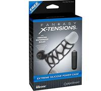 Pipedream Fantasy X-Tensions Extreme Silicone Power Cage Black One Size