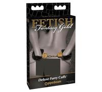 Pipedream Fetish Fantasy Gold - Plush Handcuffs (Black)