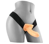 Pipedream Fetish Fantasy Hollow Strap-On, 6 Inch, Flesh White